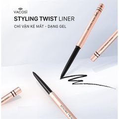 Chì Kẻ Mắt Dạng Gel Vacosi Natural Studio Styling Twist Liner