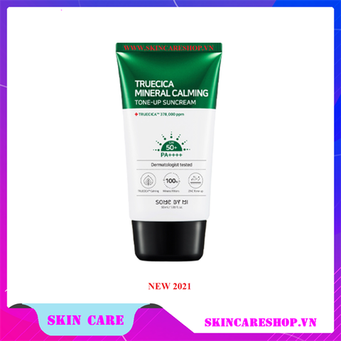 Kem Chống Nắng Some By Mi Truecica Mineral 100 Calming Tone Up Suncream 50PA++++ 50ml
