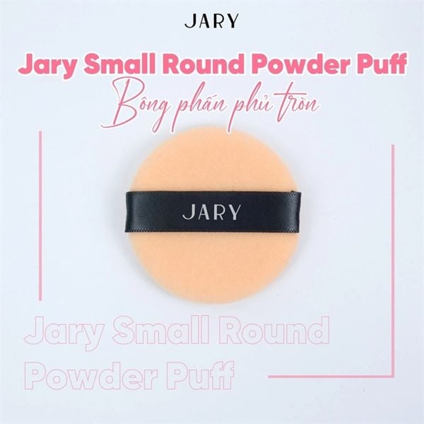 Bông Phấn Phủ Tròn nhỏ Jary Small Round Powder Puff