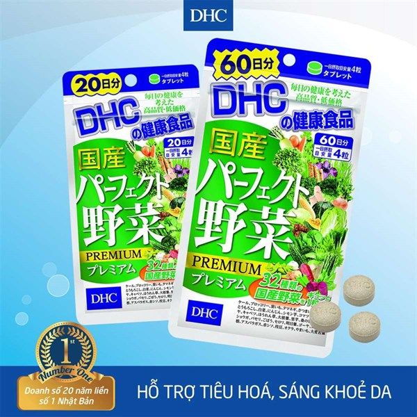 Viên uống DHC Rau Củ Quả Tổng hợp Premium 60 Ngày