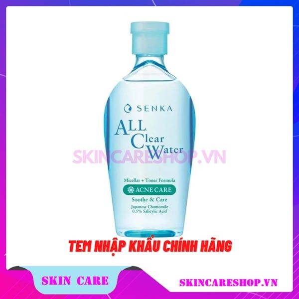 Nước Tẩy Trang Senka All Clear Water Acne Care