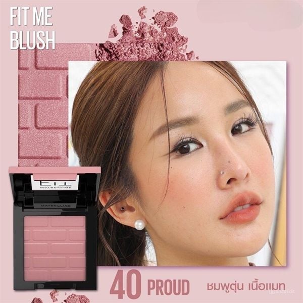 Má Hồng Dạng Nén, Mịn Lì Chuẩn Màu Maybelline Fit Me Mono Blush