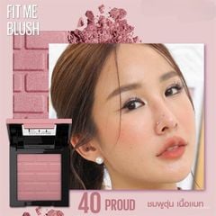 Má Hồng Dạng Nén, Mịn Lì Chuẩn Màu Maybelline Fit Me Mono Blush