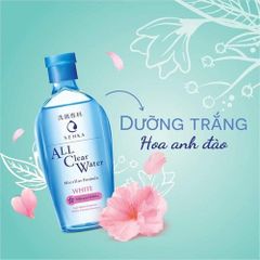 Nước tẩy trang Senka All Clear Water Micellar Formula White