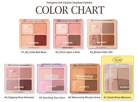 Màu Mắt 4 Ô Peripera Ink Pocket Shadow Palette -07