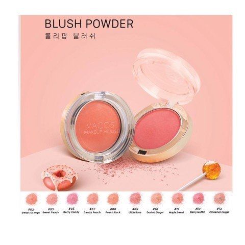 Phấn má hồng dạng hộp VACOSI Lolipop Blush Set 5g #13