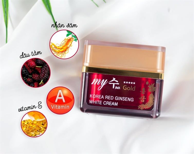 Kem Dưỡng My Gold Korea Red Ginseng White Cream 50ml