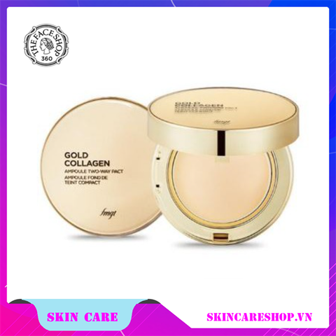 Phấn phủ The Face Shop fmgt Gold Collagen Ampoule Two Way Pact SPF30/PA++