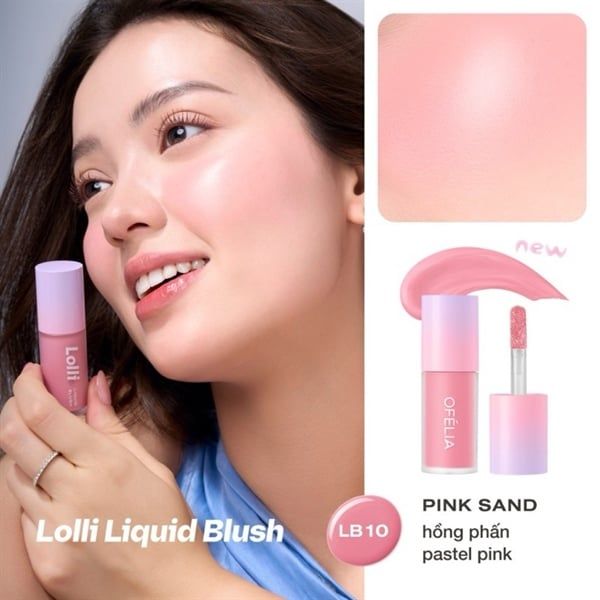 Má Hồng Kem OFÉLIA Lolli Liquid Blush 4.3g