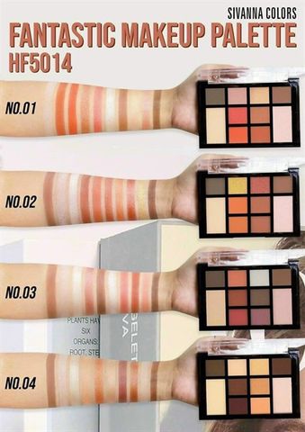 Phấn Mắt Sivanna The Royal Peach Palette HF5014