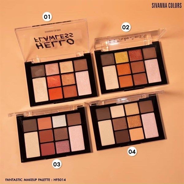 Phấn Mắt Sivanna The Royal Peach Palette HF5014