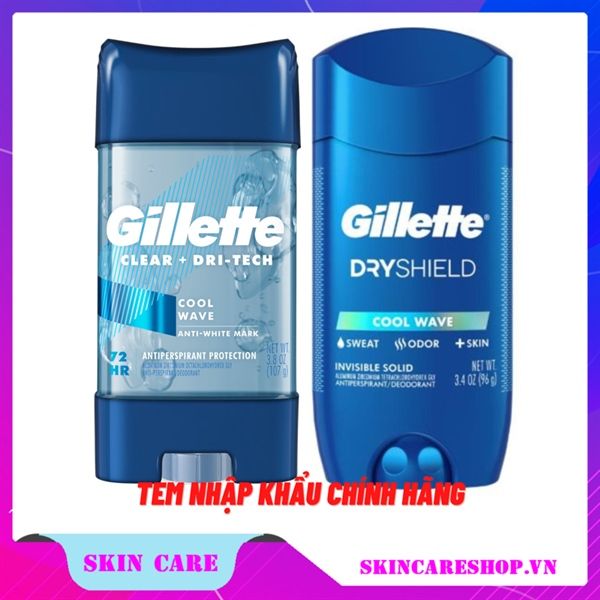 Khử Mùi Gillette Giảm Tiết Mồ Hôi Hương Cool Wave 107g