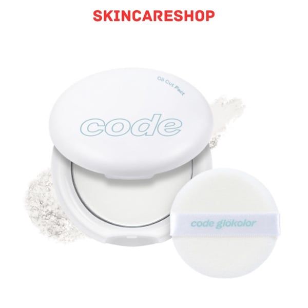 Phấn phủ dạng bột kiềm dầu Code Glokolor Oil Cut Powder 6g