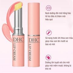 Son Dưỡng Không Màu Làm Hồng Môi DHC Lip Cream 10g