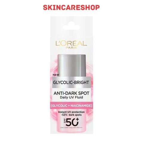Kem Chống Nắng L’oreal Paris Glycolic-Bright Anti-Dark Spot Daily UV Fluid 50ml