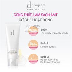 Sữa Rửa Mặt Tạo Bọt Và Dưỡng Ẩm Da D Program Essence In Cleansing Foam 120g