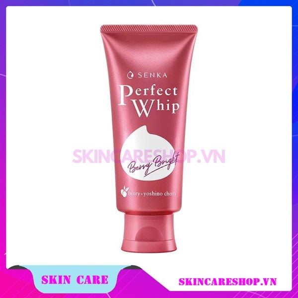 Sữa Rửa Mặt Làm Sạch Sâu, Sáng Hồng Senka Perfect Whip Berry Bright