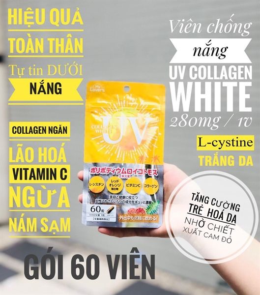 Viên Uống Chống Nắng My Lover's Collagen White