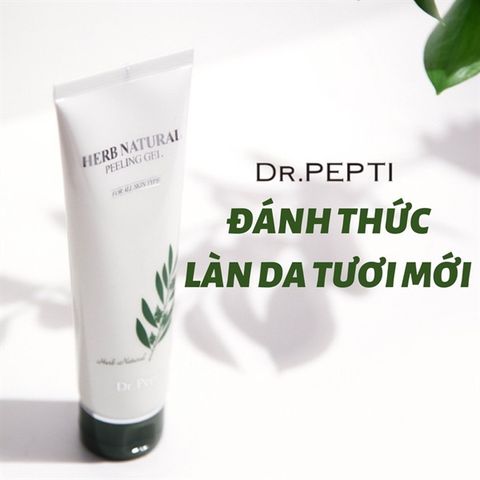 Tẩy Tế Bào Chết Dr.Pepti Herb Natural Peeling Gel 130ml