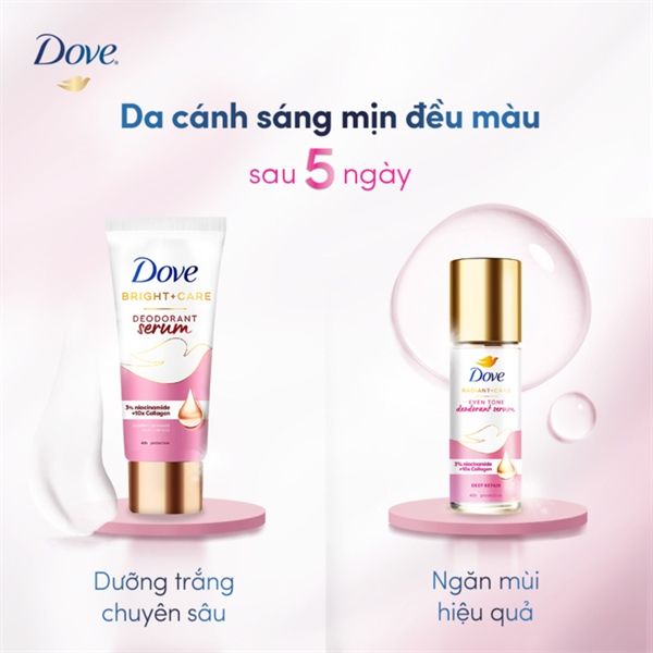 Lăn Ngăn Mùi Dove Deodorant Serum 3% Niacinamide 45ml