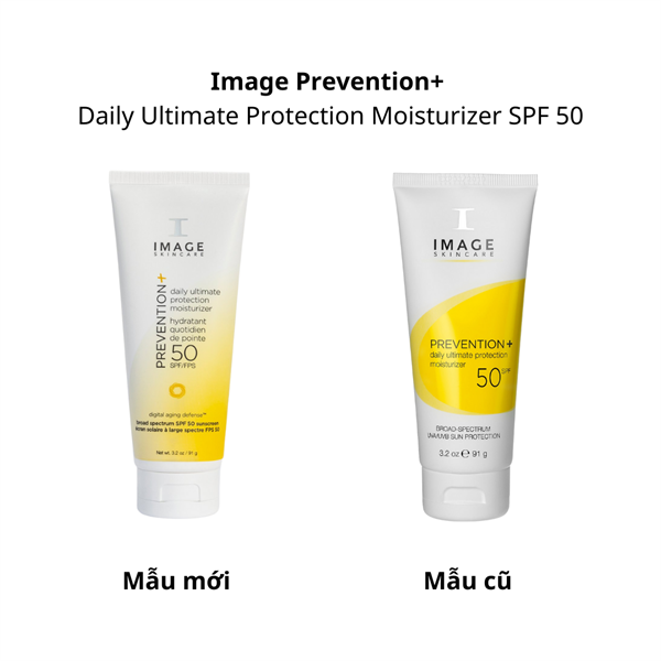 Kem Hỗ Trợ Chống Nắng Cho Da Hỗn Hợp Image Skincare Prevention Daily Ultimate Protection Moisturizer SPF 50 91g