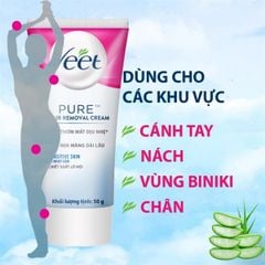 Kem Tẩy Lông Veet Pure Hair Removal Cream 50g