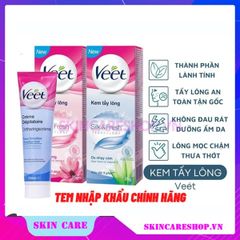Kem Tẩy Lông Veet Hair Removal Cream Silk & Fresh 50g