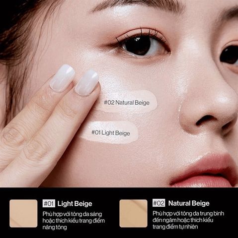 Siêu Phấn Nước Glamrr Q Vegan Super Cover Cushion SPF50+ PA++++ 15g