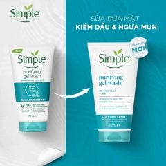 Gel Rửa Mặt Simple Purifying Gel Wash 150ml