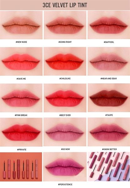 Son Kem Lì 3CE Velvet Lip Tint