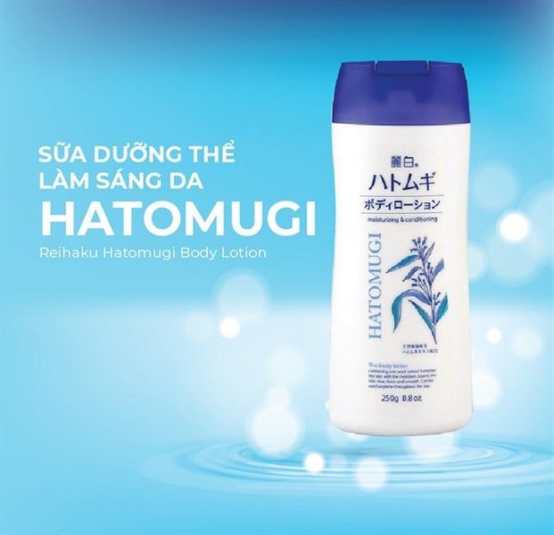 Sữa Dưỡng Thể Hatomugi Reihaku Body Lotion Ban Đêm 250g