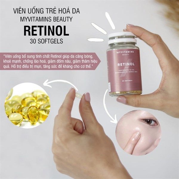 Viên uống RETINOL Myvitamins Beauty 90 viên