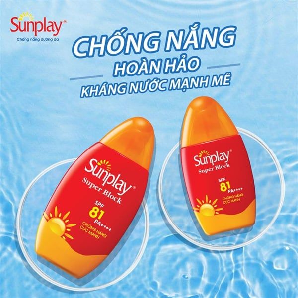 Sữa chống nắng Sunplay Super Block SPF 81/PA++++ 70g