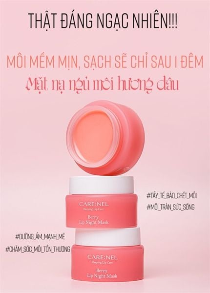 Mặt Nạ Ngủ Cho Môi CARE:NEL Lip Night Mask 5g