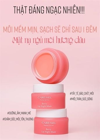 Mặt Nạ Ngủ Cho Môi CARE:NEL Lip Night Mask 5g