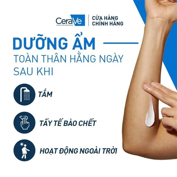 Sữa dưỡng giúp dưỡng ẩm dành cho da khô Cerave Daily Moisturizin Lotion