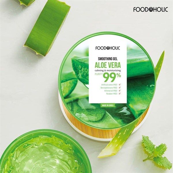 Gel Dưỡng Ẩm Chiết Xuất Lô Hội Foodaholic Soothing Gel Aloe 300g