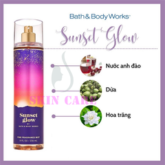 Xịt Thơm Toàn Thân Bath & Body Works Sunset Glow 236 ml