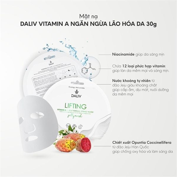 Mặt nạ daliv lifting Vitamin A 30g