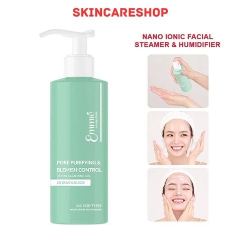 Gel Rửa Mặt Emmié By HappySkin Pore Purifying & Blemish Control Derma Cleansing Gel 180ml
