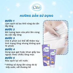 Kem Tẩy Lông Viền Bikini Cleo Từ Khoai Tây & Mật Ong 50g