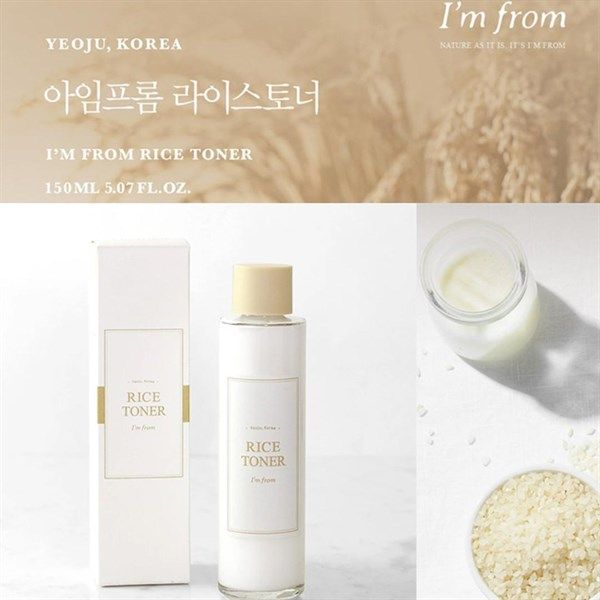 Nước Hoa hồng I'm from Rice Toner 150ml