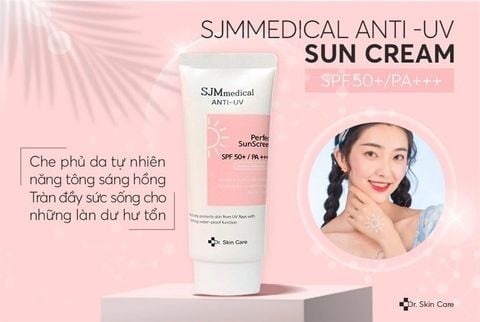 Kem Chống Nắng SJMmedical Anti-UV Suncream Perfect Sunscreen Spf50+/PA++++ 60ml