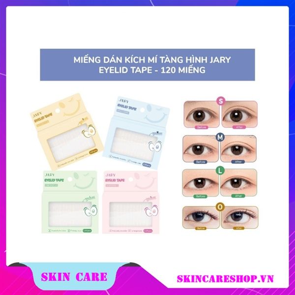 Miếng Dán Kích Mí Jary Eyelid Tape 40 Miếng