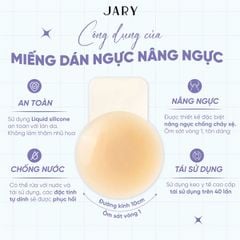 Miếng Dán Nâng Ngực Sillicone Jary Nipple Covers