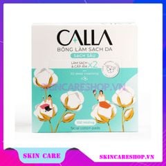 Bông Tẩy Trang Calla Facial Cotton Pads 3D Deep Cleansing 150 Miếng