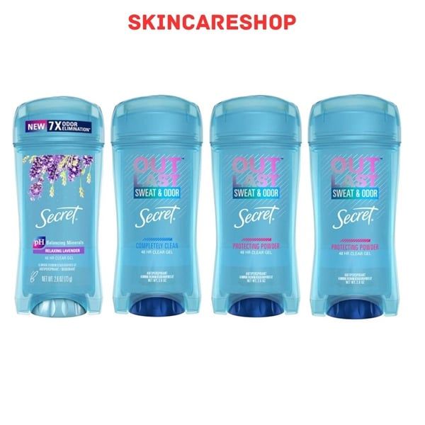 Gel Khử Mùi, Ngăn Tiết Mồ Hồi Secret 48Hr Clear Gel Anti-Perspirant 73g