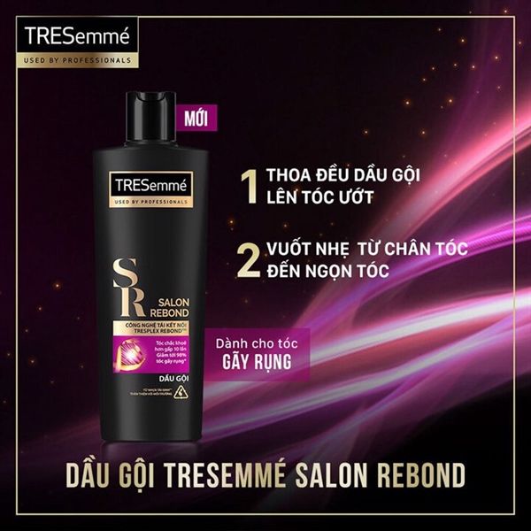 Dầu Gội Và Dầu Xả Ngăn Gãy Rụng TRESemmé Salon Rebond