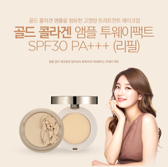 Phấn phủ The Face Shop fmgt Gold Collagen Ampoule Two Way Pact SPF30/PA++