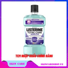 Nước Súc Miệng Cho Răng Nhạy Cảm Listerine Mouthwash Total Care Sensitive 750ml